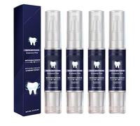 4Pcs Teeth Whitening Pen,Teeth Whitening Kit for Bright, No Sensitivity Whitening Gel,Gum Shield Soothing Gel,Instant Effective Whitener Removes Years of Stains