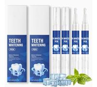4PCS Teeth Whitening Pens, Gentle Teeth Bleaching, Quick Removal of All Stains, Travel Size Professional Tooth Whitener Serum, Instant Stain Removal, Simply White Smile