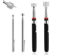4PCS Telescopic Pick-up Tool, Retrieval Tool Extendable Pickup Tool Stick, Durable Telescopic Collector Telescopic Stick Grabber(1.5lb 3.5lb 10lb 15lb)