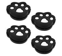 4pcs Tennis Racket Vibration Dampener Doughnut Shape Black Silicone | Secure Fit, Enhances Comfort, Easy to Carry, for Racquetball Players and Beginner Players