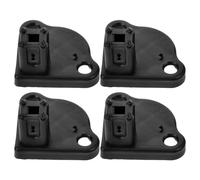 4pcs Tent Corner Kit with Connector Connectors Gazebo for Outdoor Use | Rv Hardware, Rv Awning Bottom Bracket, Tent Brace, Canopy Brackets, Black Pp Splashproof Design
