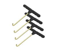 4Pcs Tent Peg Extractor Wrench Spring Puller Tool Trampoline Puller Tension Installer Hand Pull Tool Tension Spring Installer
