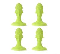 4PCS Tent Pole for 6mm Canopy Poles, for tpu Thunder Proof Awning Hats with Luminous Night Safety, Anti-Static Camping Accessories(Green)