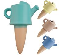 4Pcs Terracotta Self Watering Spikes,Automatic Plant Waterer Devices,13.2x9cm Clay Water-ing Spike Portable Plant Watering Globes,Water Dripper Globe for Home Indoor Outdoor Balcony Dormitory