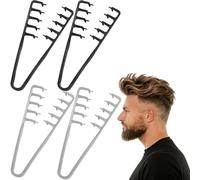 4Pcs Texture Comb,Styling Comb And Wide Tooth For Curls Volumizing For Textured Hairstyles Wide Tooth Styling Combs Kit Barber Detanglers Tools for Women Men Bangs Hairdressing Accessories