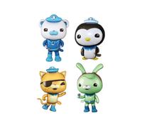 (4PCS) The Octonauts Balloon Set Barnacles Tweak Kwazii Peso For Birthday Party Decor