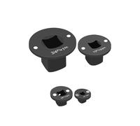 4Pcs Thin Wall Conversion Piece High Force Resistance Carbon Steel for Furniture Assembly and Mechanical Repairs High Torques Socket Adapter Nonrust Steel