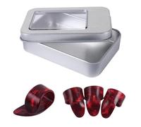 4Pcs Thumb And Finger Picks Mediums Flat Thumbpick Guitar For Acoustic Accessories Enduring And Finger Accessories