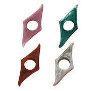 4Pcs Thumb Book Page Holder Resin Books Pages Textbook Novel Divider Ergonomic Bookmarks for Reading Lover Lightweight Stand Thumb Grip for Textbooks Compact Reading Assistant