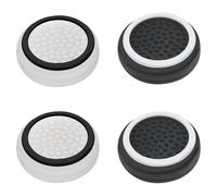 4PCS Thumb Grips ,Full Protection Anti-Slip, Anti-Scratch, Anti-Fingerprint Covers for PS5, PS4, Xbox Series X/S, Xbox One, Switch Pro Controllers | Includes 1 High-Rise, 1 Mid-Rise FPS Freek Galaxy P