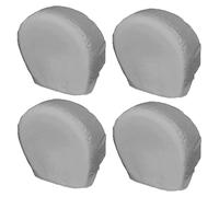 4Pcs Tire Covers for RV Wheels, 420D Oxford Waterproof Motorhome Wheel Covers Anti-UV Tyre Spare Wheel Protector for Trailer, Camper, Truck, SUV Fits Tires from 48 to 106 cm Diameter