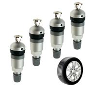 4PCS Tire Pressure Monitoring System,TPMS Sensor Valve Stems,Pressure Monitoring Sensor Replacement Repair Kit,Tire Pressure Monitor System Compatible with BMW and Porsche