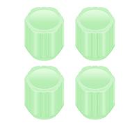 4pcs Tire Valve Stem Cap, Fluorescent Tire Valve Stem Cover, Illuminated Tyre Valve Stem Cap Set Glow in the Dark Car Decor Universal for Cars Trucks Motorcycles