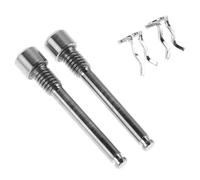 4Pcs Titanium Brake Pad Pins for Mountain Bike Calipers with Snap Rings | Titanium Alloy Construction, Secure Fit and Vibration Stability, Includes Retaining Springs, Suitable for Technical Trail