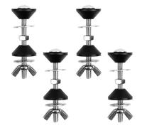 4Pcs Toilet Cistern Bolts, Toilet Tank Fixing Kit, WC Pan Fittings, Stainless Steel Toilet Close Coupling Toilet Cistern Bolts, for Toilet Close Coupled Toilet Kit