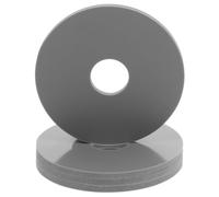 4pcs Toilet Flush Valve Seal Replacement Kit, Universal Fit | Leak Repair Component for Bathroom Maintenance, Helps Homeowners and Plumbers Avoid Costly Service Visits, Grey Finish