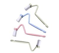 4PCS Toilet Scrubber Cleaning Brushes With Ergonomic Curved Handle For Comfortable Grip And Effective Bathroom Cleaning Nonslip Handle Brush