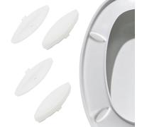 4Pcs Toilet Seat Bumper for Kohler 1133070 1236365 Replacement Parts | Snap-On Rubber Bumper Durable Soft Rubber, Toilet Lid Snap-On Install