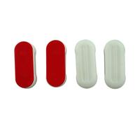 4Pcs Toilet Seat Bumpers Self-Adhesive Toilet Seat Buffer Stoppers Toilet Lid Gasket Replacement for Home, Hotel, Office, Hospital