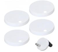4pcs Toilet Seat Cover Fixing Bolt Caps,TOI/let Seat Hinge Co/ver,Decorative Co/ver for Toil/et Se/at,Toilet Seat Hinge Fixing Cov/ers,Toilet Sea/t Top Fitting,Toilet Se/at Fixing Quick Release,45mm