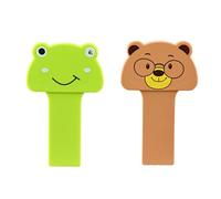 4pcs Toilet Seat Lifter Lid Cover Pad Lovely Cartoon Animal White