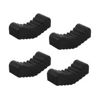 4pcs Ton Rubber Jack Pad Adapter for Caravans and Floor Jacks | Textured Surface with Extra Thickness, Shock Damping, Stable Lifting Support for Roadside Assistance and Vehicle Maintenance