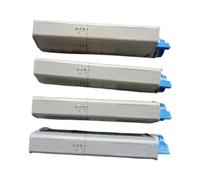 4Pcs Toner Cartridge 44059209 Fit For OKI 860 MC860 MC860DN