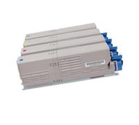 4Pcs Toner Cartridge Fit For OKI 824 834 844 C824N C824DN(46861305 06 07 08)