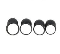 4Pcs Tongue Drum Finger Sleeves Silicone Drumstick Pick Sleeves Percussion Instrument Accessory Steel Sleeve