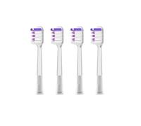 4PCS Toothbrush Heads, Compatible with Laifen, LFTB01-S P A | Adult replacement heads for electric toothbrushes with standard bristle design(4 purple clean)