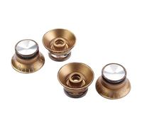 4pcs Top Hats Knobs Guitar Speed Control Knobs Volumes Tone Control Knobs Electric Guitar Replacement Part