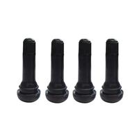 4pcs TR412/TR413/TR414 Tubeless Tyre Valve Wheels Parts Rubber Black Wheel Valves Snap-in Aluminium Alloy Car Vacuum Tire Valve(TR414)