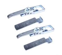 4Pcs Trailer Gate Latch Handles Galvanized Steel Lift Door Latches,With Spring Design, For RV For Motorhome Camper Tailgate Installation