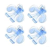 4Pcs Transparent Book Clips, Secure Page Holder For Hands-Free Reading, With 12 Degree Tilt For Ergonomic, For Teachers, Clerks & Book Lovers (blue)