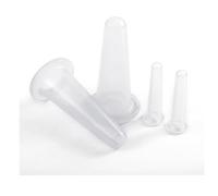4Pcs Transparent Massage Cupping Set Silicone Mini Facial Cups Face Massager Helper Skin Care Neck Back Eyes Massaging Cup Safe to Use, Don't Worry About Burns Health Care Products Skin Care