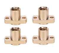 4Pcs Trapezmutter T8 Messing H Flansch Hardware