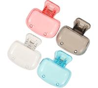 4pcs Travel Toothbrush Caps Plastic Toothbrush Head Covers Protectors Pp Material Maintain Shape and Protect Heads for Travel and Daily Use
