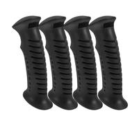 4pcs Trekking Pole Handle 20mm Carbon Fiber Straight Grip Black | Antislip Comfort, Easy Installation, Long Hikes and Trekking Use, Sl ontemporary Style with Safety Support