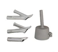 4pcs Triangle Welding Nozzle Set, Alloy Hot Air Blower Tips for PVC Vinyl Plastic