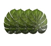 4Pcs Tropical Leaf Placemats Artificial EVA Monstera Leaves Leaf,for Wedding Table Decorations Party Supplies