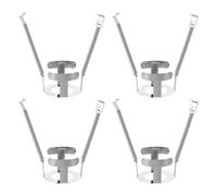 4pcs Tube Spring Retainer Shockproof Metal Clip for Amplifier Tubes | High Elasticity Spring Tension, Snap in Holder, Tool Free Swaps, for Live Sound and Tube Rolling