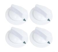 4pcs Tumble Dryer Timer Knob WE1M652 Compatible with HTDP120ED3WW White Control for dial Replacement Part