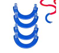 4pcs Turn Track Pieces for Hotwheel, 24x15.2cm 180 Degree Turn Race Track Corner Pieces Builder for Toy Car, Vehicle Racetrack Building Partsfor Car Toys Straightaways Curves Competitive Racing