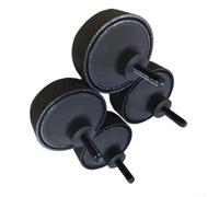 4pcs Turntable Shock Absorber Pads For Technics SL-1200 | Rubber And Plastic Reduces Resonance Fits SL-1210 MK2-MK6 Black Finish 4-piece Set