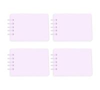 4Pcs Twin-Wire Binding Notepads 160Pages Lined Pocket Notepads Wirebound Writing Pad Small Notebook for Writing Drawing Professional