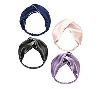 4pcs Twisted Headbands for Women Elastic Multi Use Hair Accessories for Face Wash and Daily Wear Soft Breathable and Comfortable Design for Sports and Everyday Hairstyles