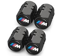 4PCS Tyre Valve Caps, Car Tyre Caps Compatible with BMW M M2 M4 M5 M6 M8 X1 X2 X3 X5 X6 M135i M240i Z4 328i X7, Leak-Proof Dust Caps for Car Tyres