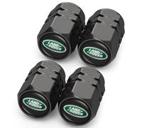 4PCS Tyre Valve Caps, Car Tyre Caps Compatible with Land Rover LR2 LR3 LR4 Range Rover Sport Defender Discovery Sport LR4 Land Cruiser, Leak-Proof Dust Caps for Car Tyres