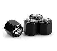 4Pcs Tyre Valve Caps for Alpha Romeo,with O Seal Ring Stem Covers Dust Caps Car Tyre Caps Leak-Proof Wheel Caps Screw-On Easy Grip