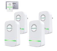 (4pcs, UK Plug) 2/4/6/8 Pcs Power Saver Energy Saver Device, Electricity Saving Device Plug In, Stop-watt Power Saver Electricity Household Appliances